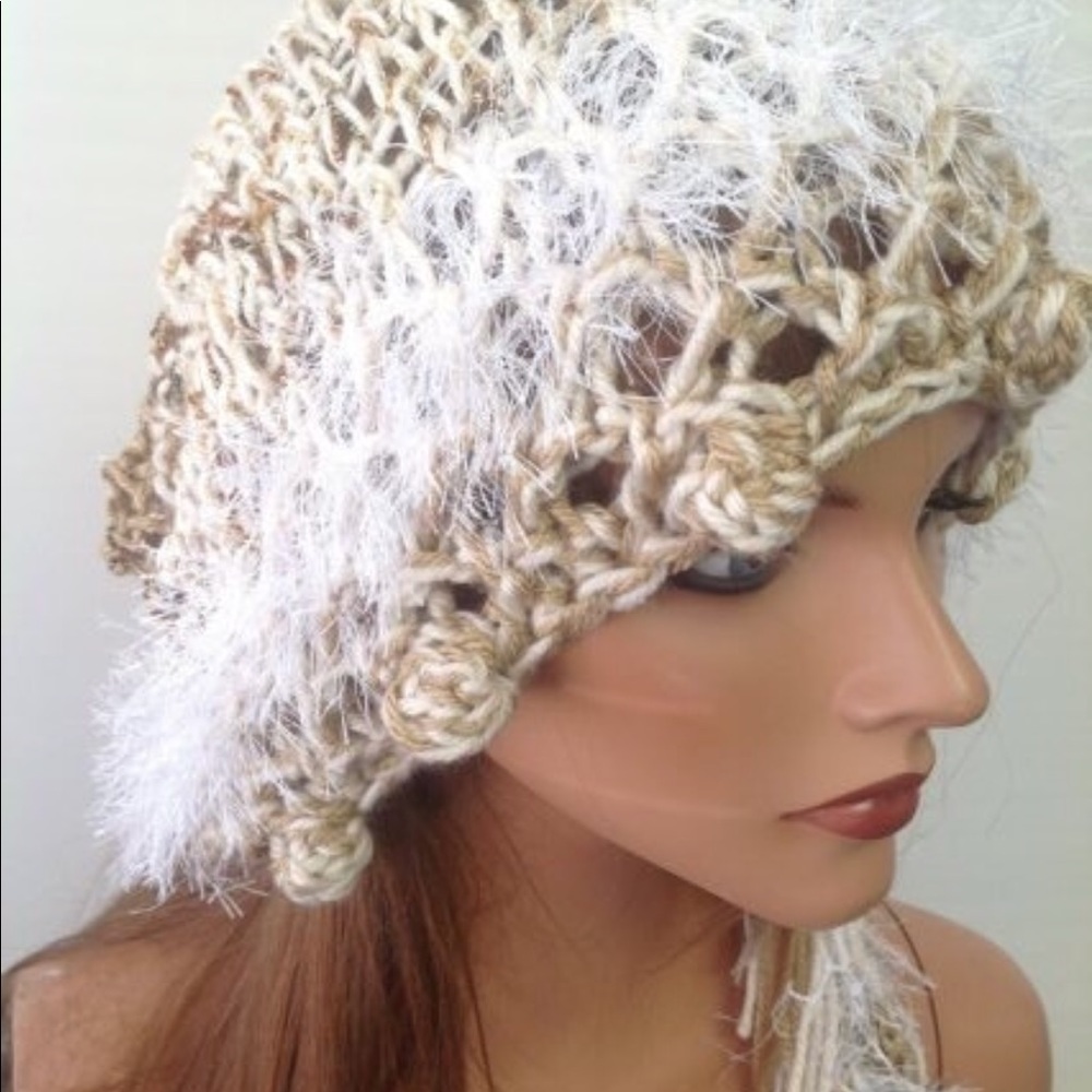 Hand Knits 2 Love Scarf Slouch Designer Hip Hat